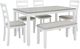 Signature Design by Ashley® Stonehollow 6-Piece Gray/White Dining Set with Bench-0