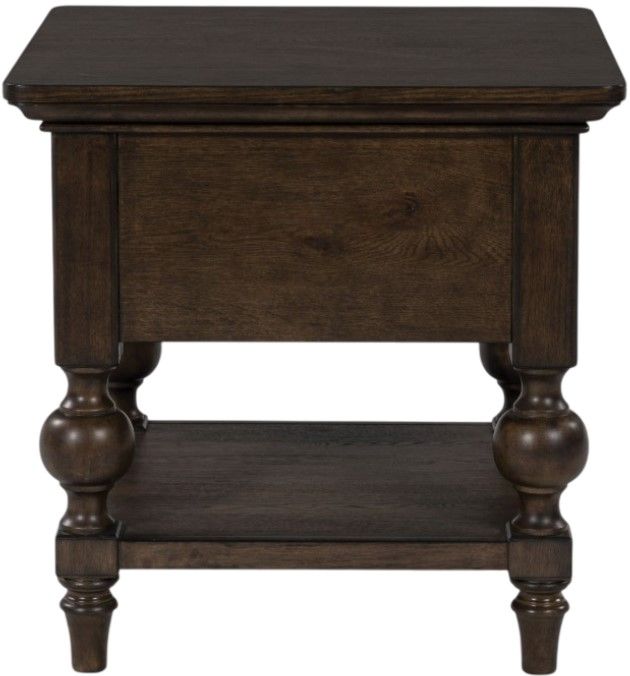 Signature Design by Ashley® Veramond Dark Brown End Table-2