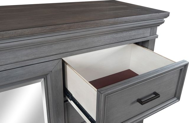 aspenhome® Caraway Aged Slate Sliding Door Chest-3
