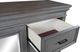 aspenhome® Caraway Aged Slate Sliding Door Chest-3