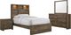 Elements International Bailey 4-Piece Warm Walnut Youth Full Panel Bedroom Set-0