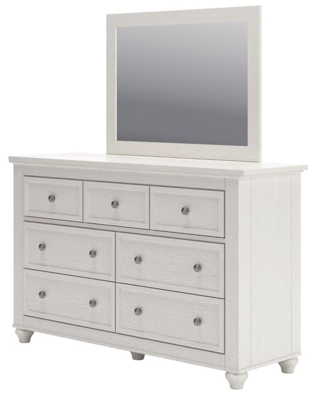Signature Design by Ashley® Grantoni White Dresser and Mirror Set-3