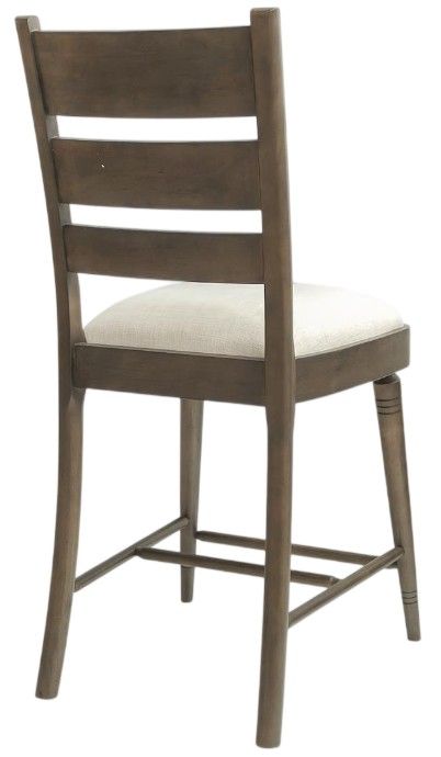 Legacy Classic Lake House Dried Tobacco Ladder Back Counter Stool-2