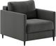 Luonto Furniture Elfin Luna/Walnut Cot Sleeper Chair-1