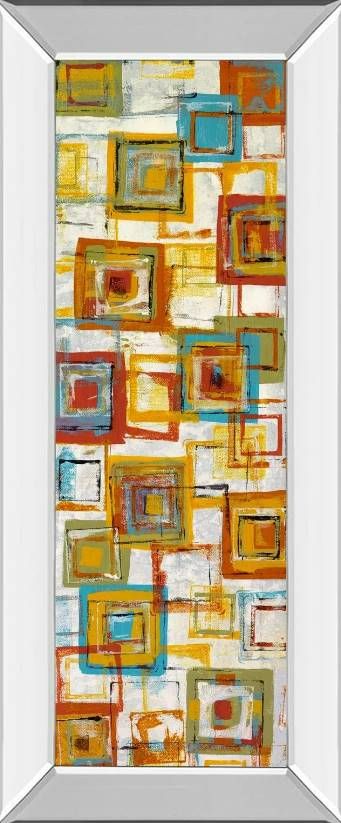 Classy Art Square Abstract Mirror Framed Wall Art-0