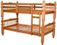 Titus Furniture Honey Twin/Twin Bunk Bed with 3" Post-0