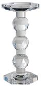 A & B Home Sylvie Clear Tall Pillar Candle Holder-0