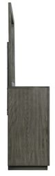 Elements International Elation 2-Piece Gray Dresser and Mirror Set-2