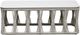 Intercon Alexa White Aluminum/Stone Outdoor Coffee Table-2