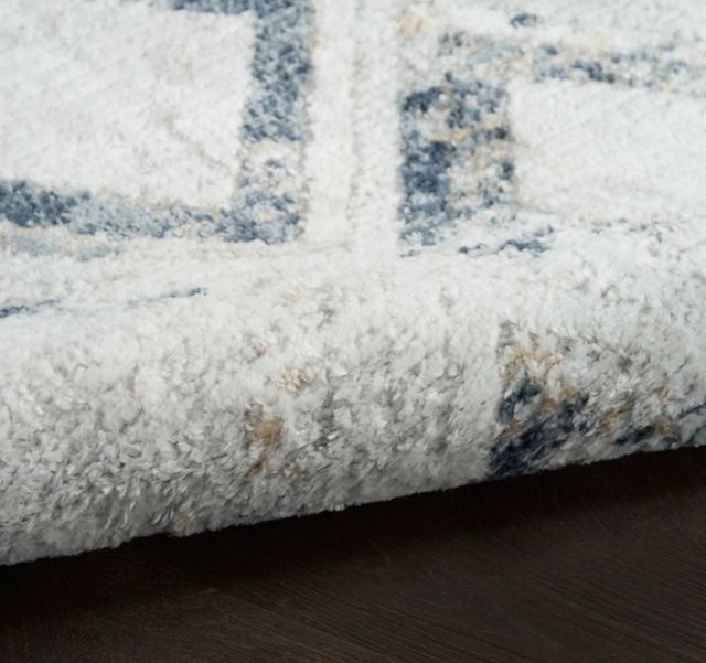 Nourison Home™ Dekor DEK05 Gray Navy 5'x7' Style 2 Area Rug-3