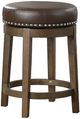 Homelegance® Westby Brown Round Counter Swivel Stool-0