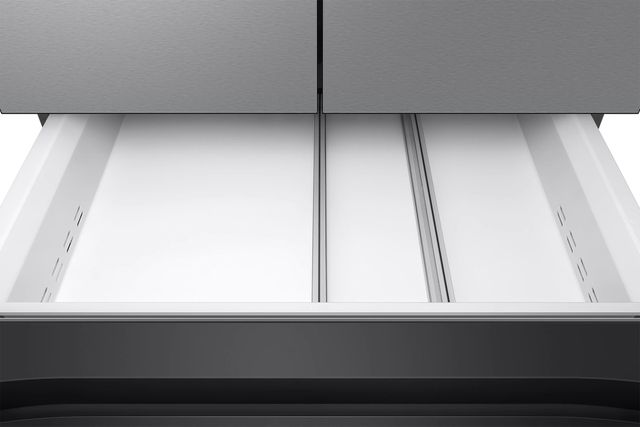 Samsung Bespoke 28.8 Cu. Ft. Pre-Built Stainless Steel Panel French Door Refrigerator -4