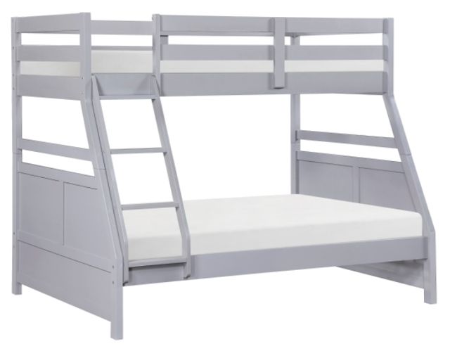 Homelegance® Sloane Gray Twin/Full Bunk Bed-0