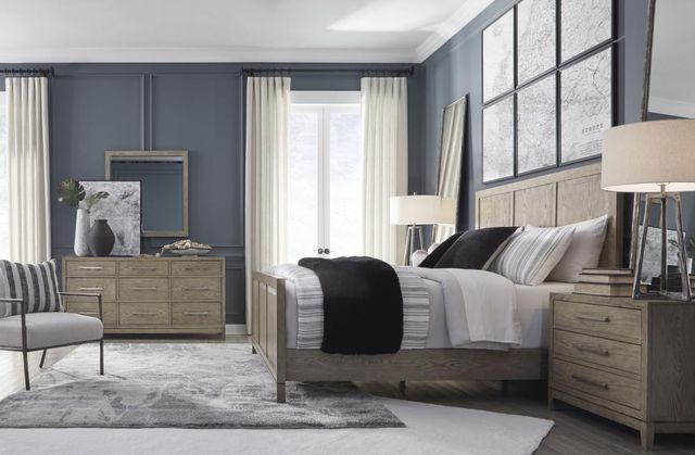 Signature Design by Ashley® Chrestner 2-Piece Gray King Panel Bed Set-3