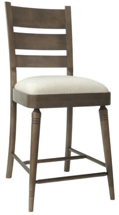 Legacy Classic Lake House Dried Tobacco Ladder Back Counter Stool-0
