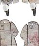A & B Home 4-Piece Multi-Colored Wall Decor with Hook Set-1