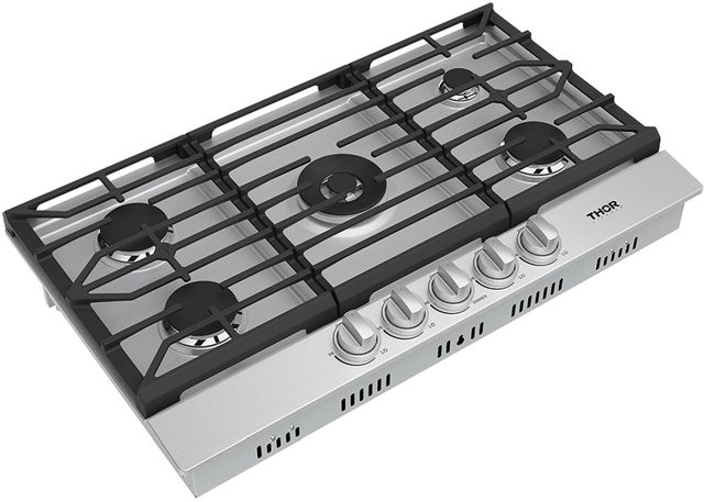 Thor Kitchen 36" Stainless Steel Pro Style Gas Cooktop-2