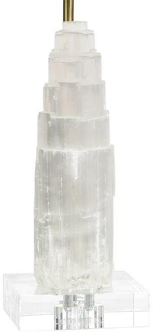 Stylecraft Tamara Day Jasper Crystal White Table Lamp-2