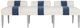 Vanguard® Furniture Compendium Jensen Verzy Bone Bench-1
