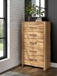 Signature Design by Ashley® Maystonna Brown 5-Drawer Chest-1