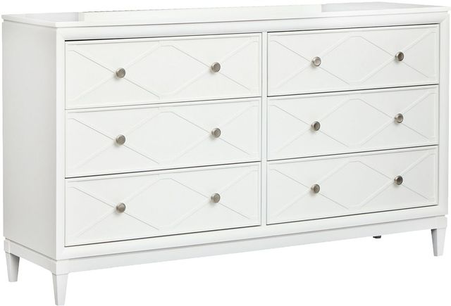 Magnussen Home® Springhouse Whisper White Double Drawer Dresser-0