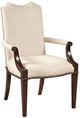 Kincaid® Hadleigh Beige/Wild Black Cherry Upholstered Arm Chair-0