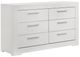 Coaster® Ives 4-Piece White High Gloss King Panel Bedroom Set-4