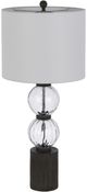 Cal® Lighting & Accessories Mystic 2-Piece Dark Oak Table Lamp Set-2