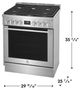 Electrolux 30" Stainless Steel Front Control Freestanding Gas Range-2