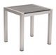 Zuo® Modern Cosmopolitan Brushed Aluminum Side Table-0
