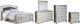 Signature Design by Ashley® Coralayne 5-Piece Silver California King Panel Bed Set-0