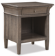 Durham Furniture Prominence Oyster Open Nightstand-0