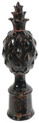 A & B Home Black Finial -0