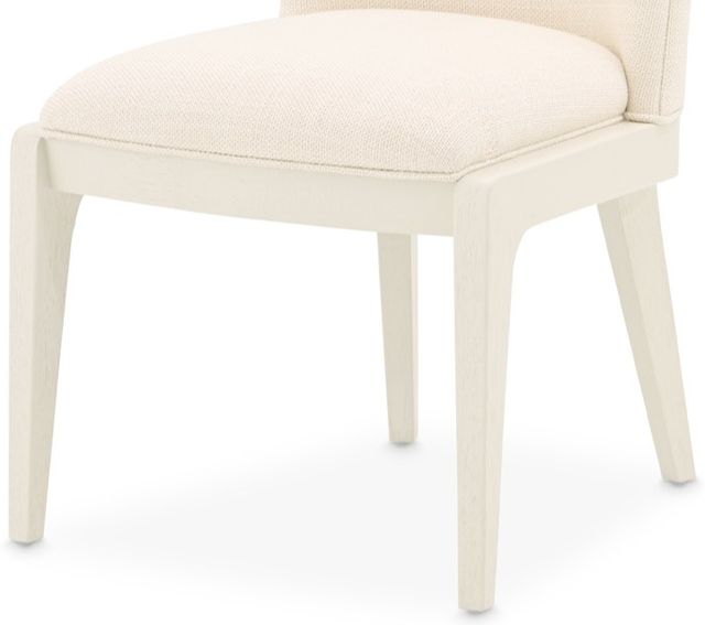 Michael Amini® Portrait Alabaster White Dining Side Chair-1