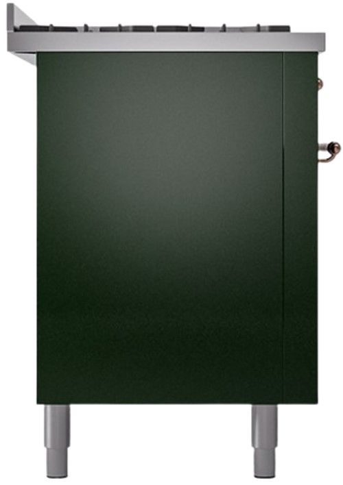 Ilve® Nostalgie II Series 60" Emerald Green Pro Style Dual Fuel Range-2
