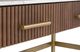 Fairfield® Dimitri Kafe Console Table with White Marble Top-5