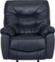 Franklin™ Trilogy Navy Leather Manual Recliner-1