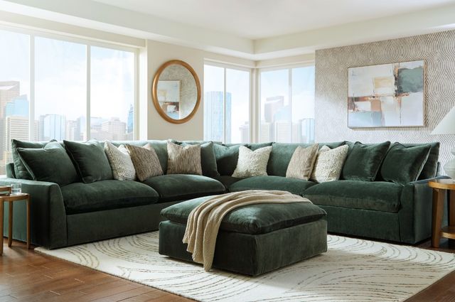 Benchcraft® Carriage View Jade Oversized Accent Ottoman-2