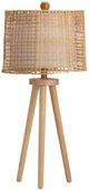 Crestview Collection Winslow Natural Tripod Table Lamp-0