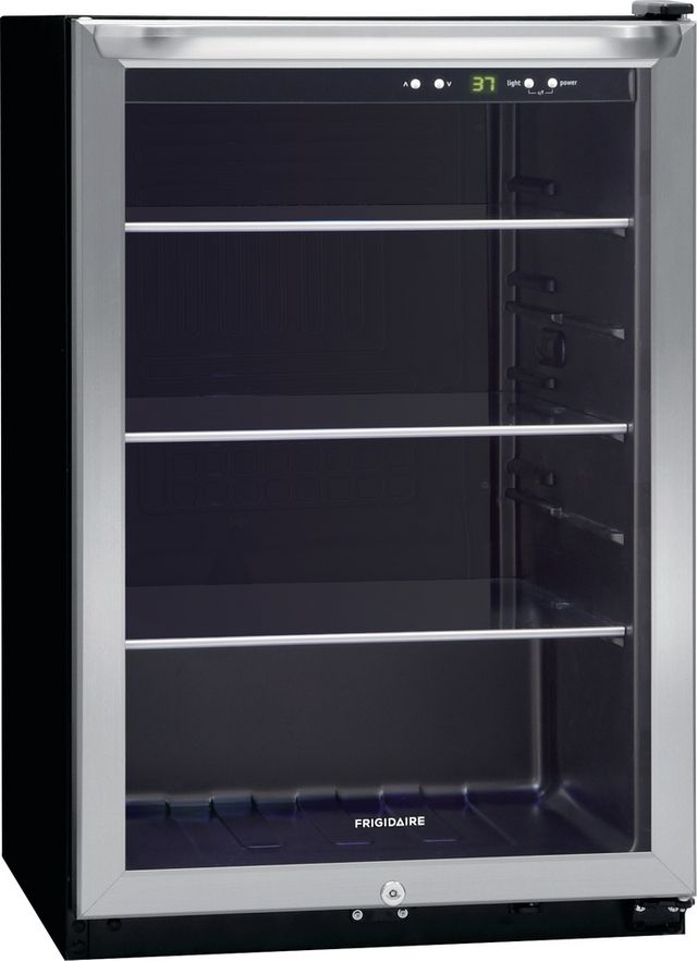 Frigidaire® 4.6 Cu. Ft. Stainless Steel Freestanding Beverage Center-2