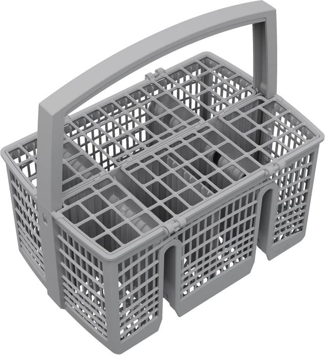 Bosch® 300 Series 24" White Front Control Built-In Dishwasher-2