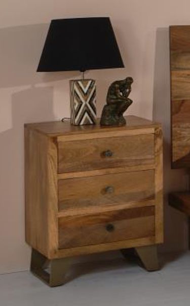 Jaipur Furniture Matney Brown Side Chest-0