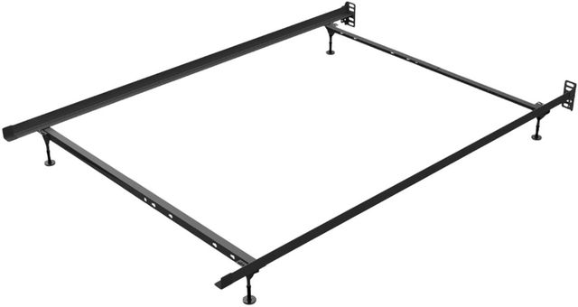 Rize Home Deluxe Twin/Full/Queen Bed Frame with Spin Glides and 4 Legs-0