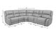 Cheers by Man Wah 6-Piece Stone Power Reclining Sectional-1