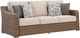 Signature Design by Ashley® Laguna Heights Beige/Gray Fabric/Resin Wicker Outdoor Sofa-0