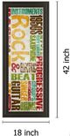 Classy Living Sd Graphics Studio Rock and Roll 42" Wall Art-2
