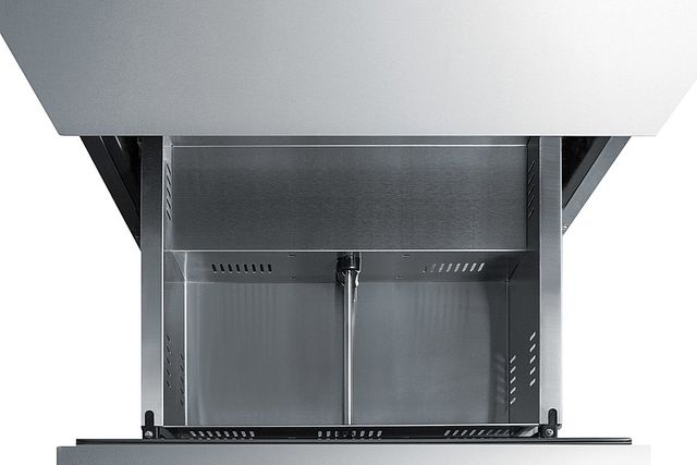 Summit® 4.8 Cu. Ft. Stainless Steel Refrigerator Drawers-3