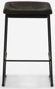 EQ3 Mackenzie Black/Dark Grey Counter Stool-1