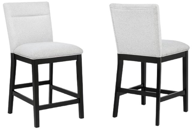 Crown Mark Sebastian Black/Gray Counter Height Chair-2