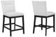 Crown Mark Sebastian Black/Gray Counter Height Chair-2